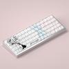 Anime Lion MAD60/wooting60 Keycap, Side Engraved, Translucent, Compatible with US/Canada National Team 02 Keyboard.