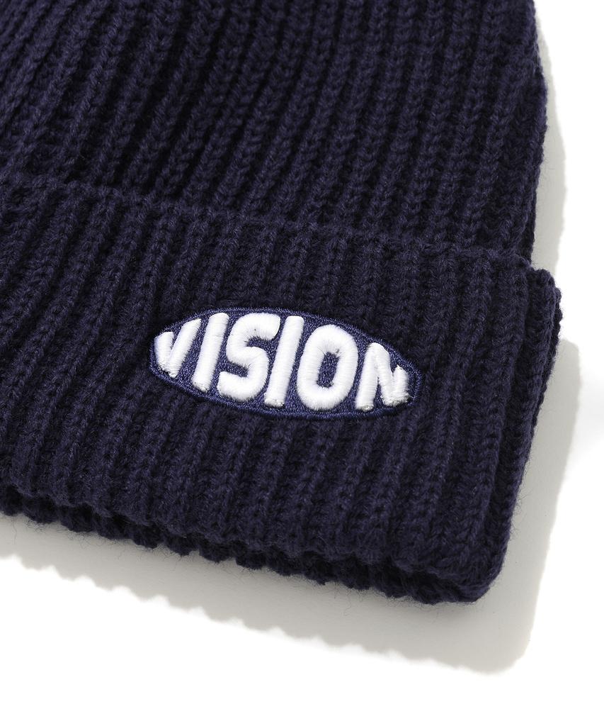 VISION STREETWEAR Vsw D-Logo Beanie Navy