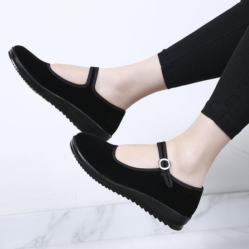 Cloth Shoes Women's Shoes Flat Single Shoes Soft-soled Shoes Dancing Mother Shoes Non-slip