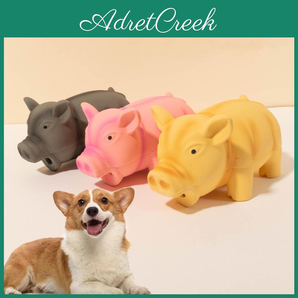 Juguete para Mascotas Cerdo Sonoro Cerdo Pequeño de Látex Juguete para Perros Resistente para la Dentición
