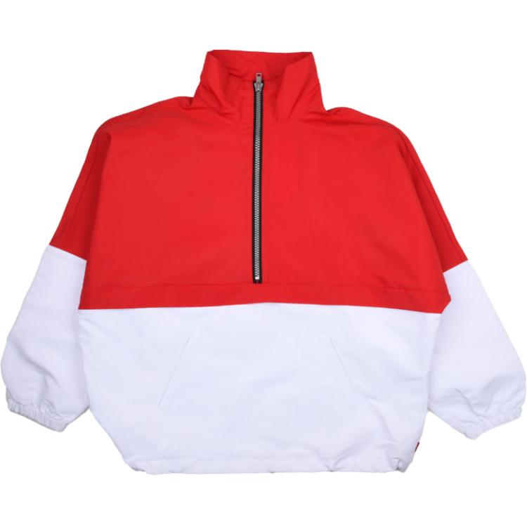 

Женский свитшот Levis с цветными блоками, воротником-стойкой, половиной молнии и длинными рукавами, красный 21243-0000 S