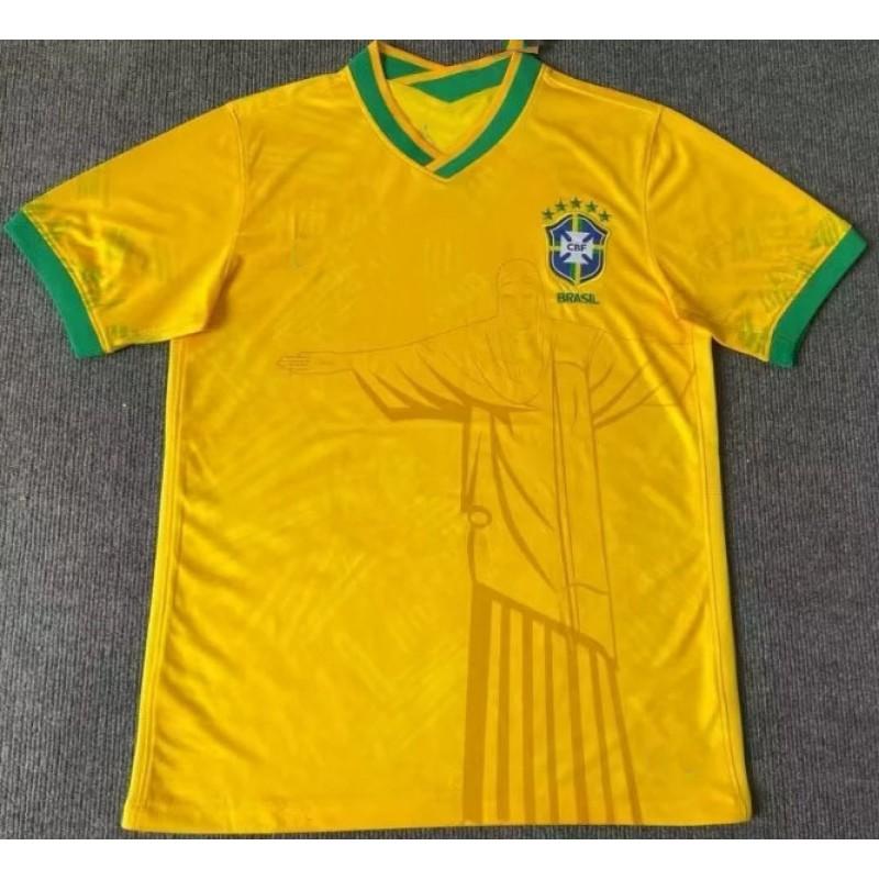 Maglia da Calcio Nazionale Brasiliana Neymar 10 Raphinha Edizione da Tifoso Manica Corta Uomo Donna Abbigliamento Sportivo