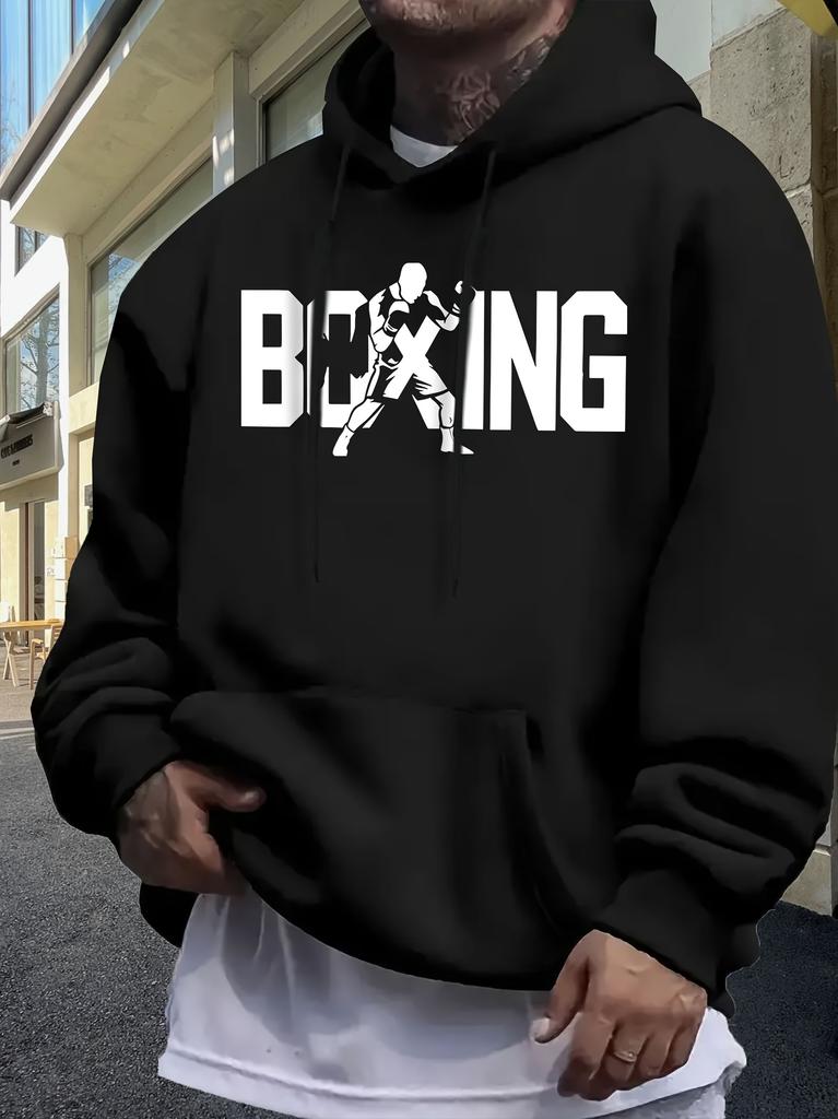 Casual Print Fleece Hoodie Sweatshirt Is Suitable for Autumn And Winter.