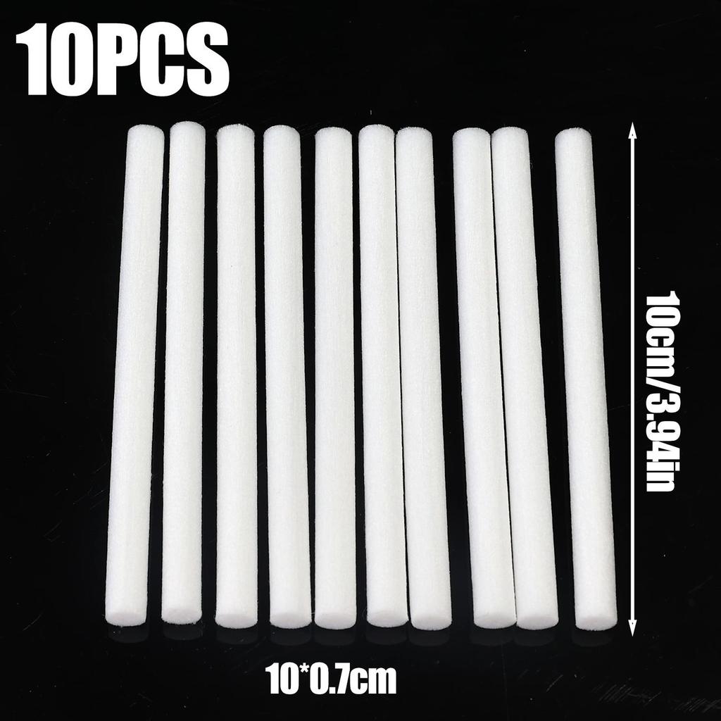 10/300x Mini Portable Air Diffuser Pure Wicks Refill Humidifier Filters Cotton Sticks Swab Core for USB Powered Aroma Diffuser