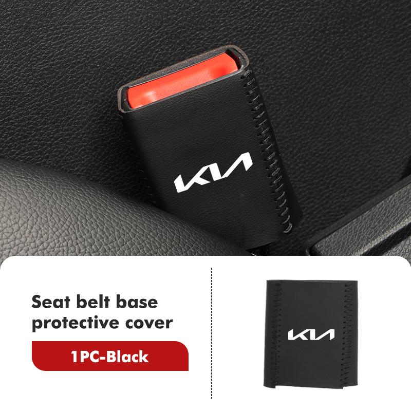 BBED7 Car Belt Buckle Plug Protective Cover Interior Accessories For KIA Rio K5 K2 Sportage Ceed Sorento Picanto Stinger Soul