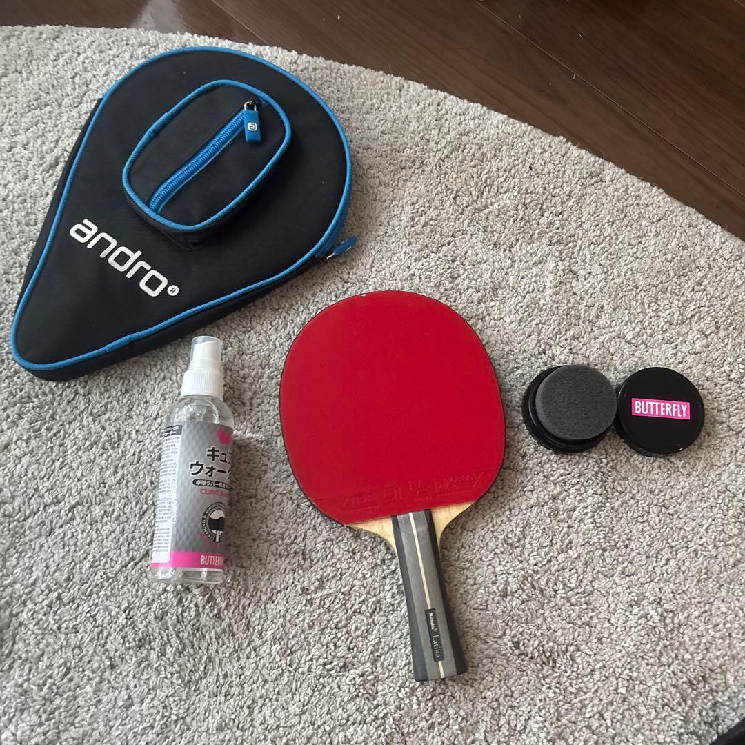 Used Table tennis racket STIGA DNA maintenance supplies set