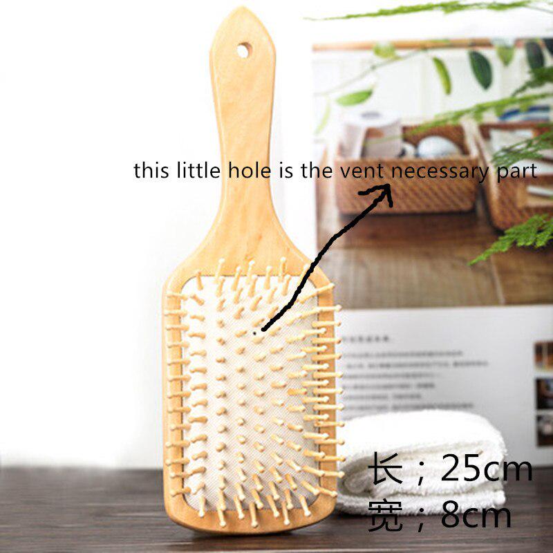 1pcs Wood Comb Professional Hair Loss Massage Brush Hairbrush Comb Scalp Hair Care  Bamboo Comb