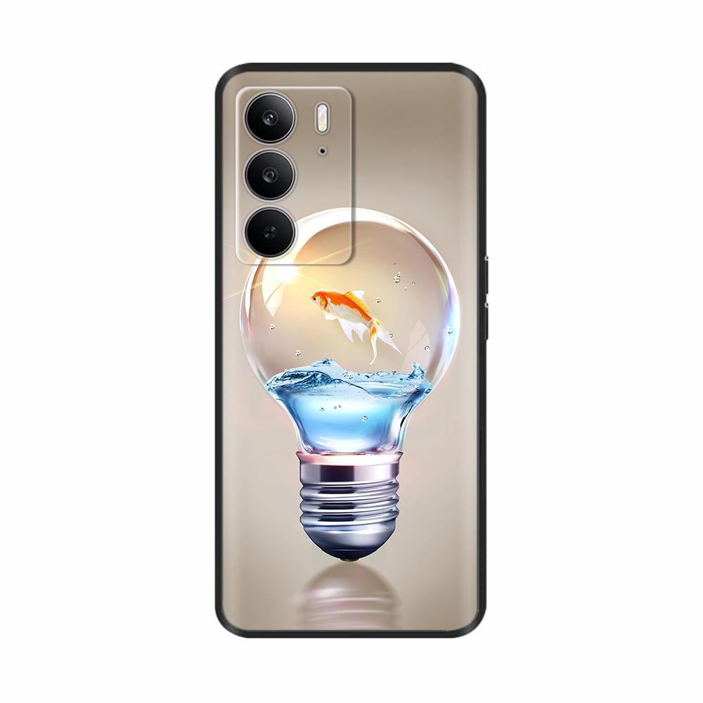 Für Realme 14x 5G Hülle Mode Blume Cartoon Weiches Silikon Rückabdeckung Für Oppo Realme 14x 5G 14 X Handyhüllen Schutzhüllen