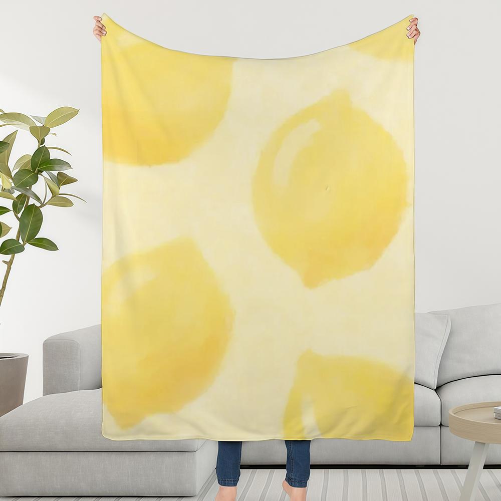 Summer Blanket Throw Super Hand Cosy Plush Fruits Living Room Sofa Couch Childish Drawn Birthday Gifts