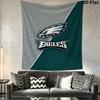 Philadelphia Eagles Wall Tapestry Aesthetic Wall Hanging Printed Fabric Blanket Decorative Tapestries for Bedroom Living Room Home Decor