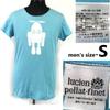 Lucien Pellat-finet Robot Print Short Sleeve T-Shirt Japan Agent Men’s S Light Blue Coronet