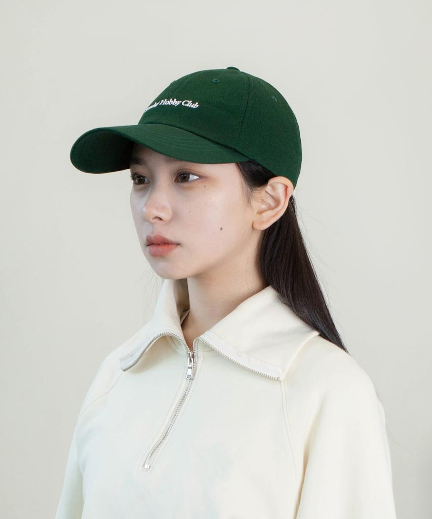SUNDAY HOBBY CLUB 22Ss Signature Logo Curve Cap - Forest
