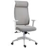 Office Chair Swivel Desk Chair Adjustable In Height and Reclining Up To 120 Degrees Position Lock 64x61x120.9-128.9 Cm Gray