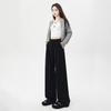 HSTYLE Women's 2025 Relaxed High-Waist Wide-Leg Trousers