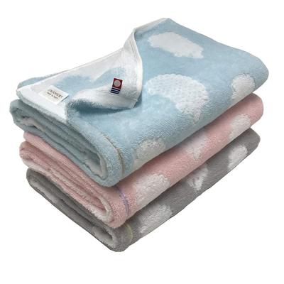 Imabari Towel Brand Zertifiziertes Badetuch-Set mit Igel-Muster, 3 Stück, 60 x 120 cm (3 Farben)