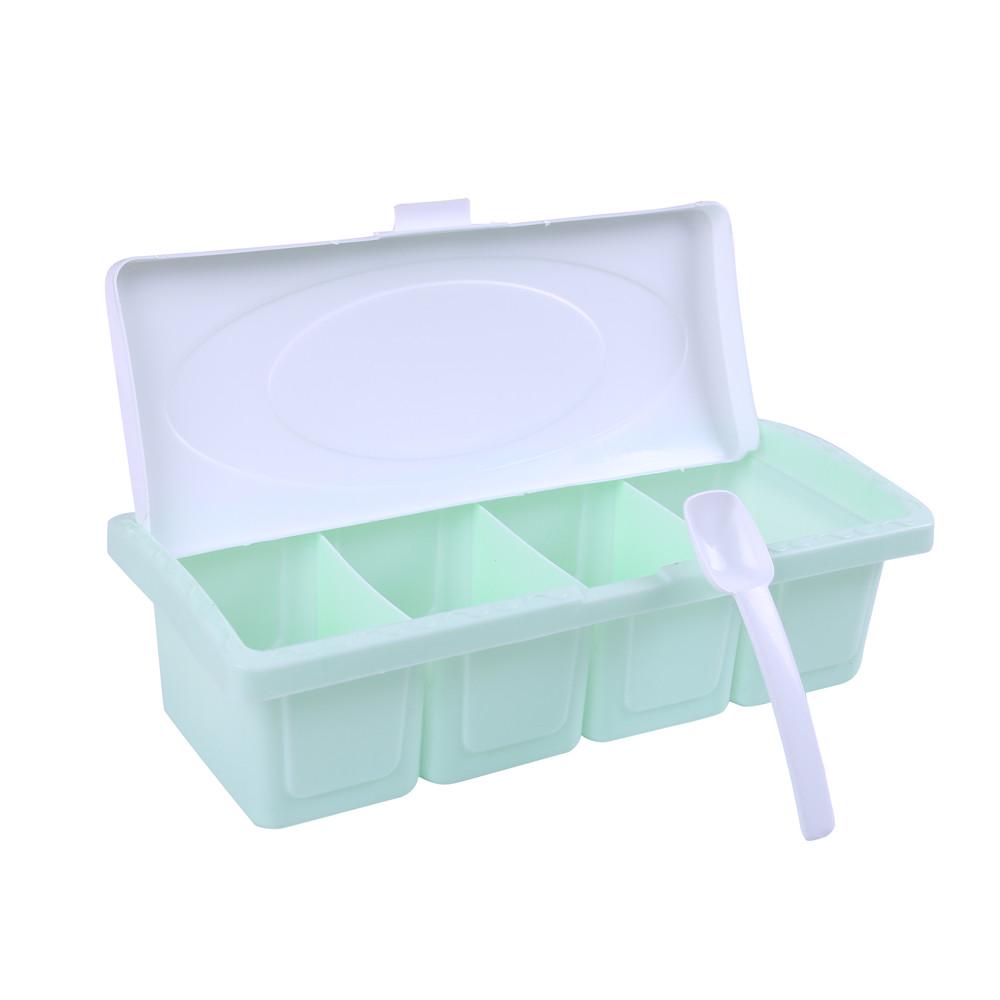 Seasoning Rack  Pots Box Storage Container Condiment Jar Kitchen Tool