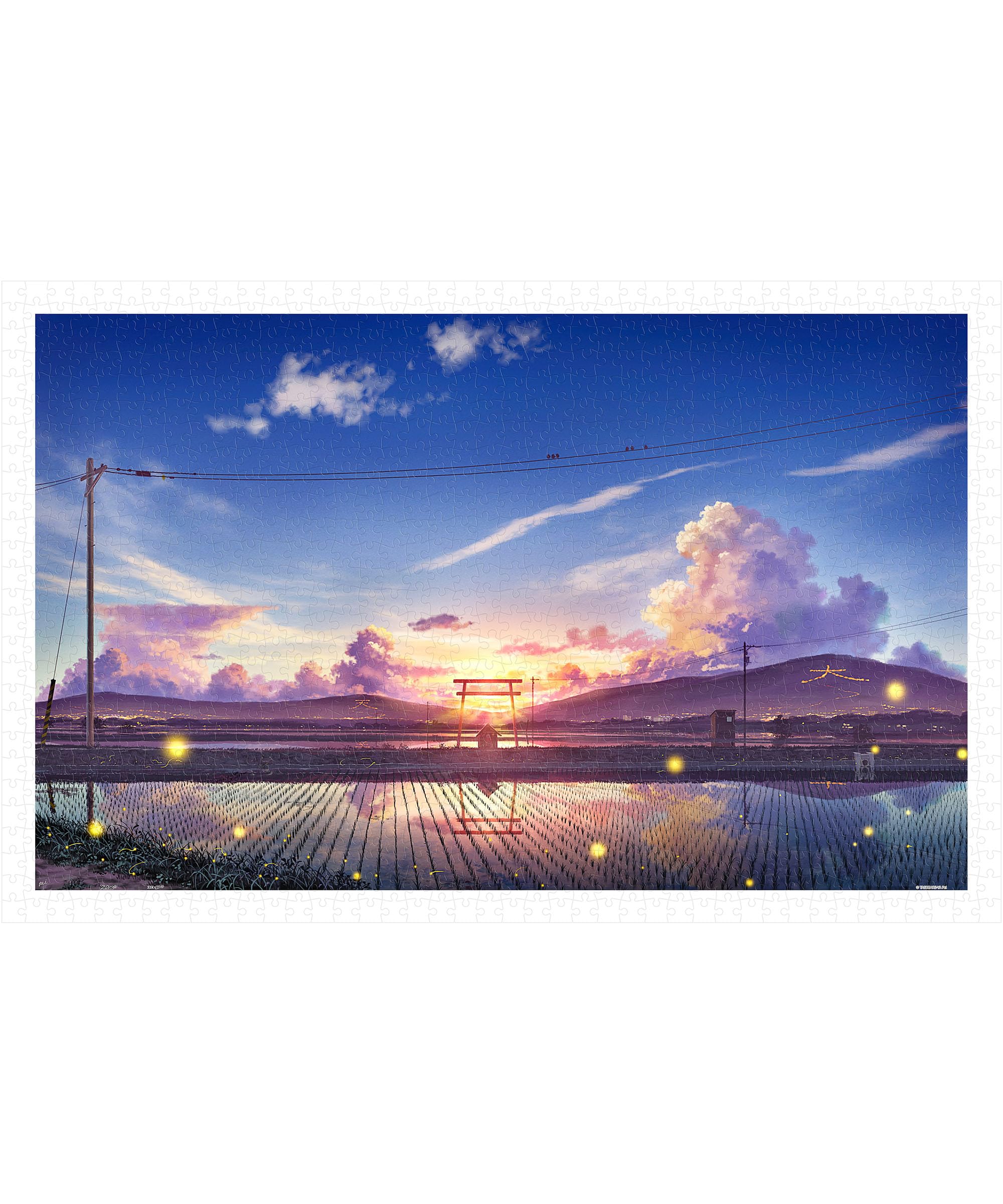 

Пластиковый пазл Pintoo Sunset в x 59 Для без сломанных элементов, устанавливается на место 1000 элементов [Pei - Nitta] (38 см) взрослые, сложно, части, [H2395]