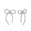 GEIGER Jewelry Silver Lovely Ribbon Earrings GISVEE143