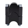 28mm Handlebar Riser Mount Clamp Aluminum Alloy Handle Bar Risers Clamps Adapter for Dirt Bike Motorcycle Black