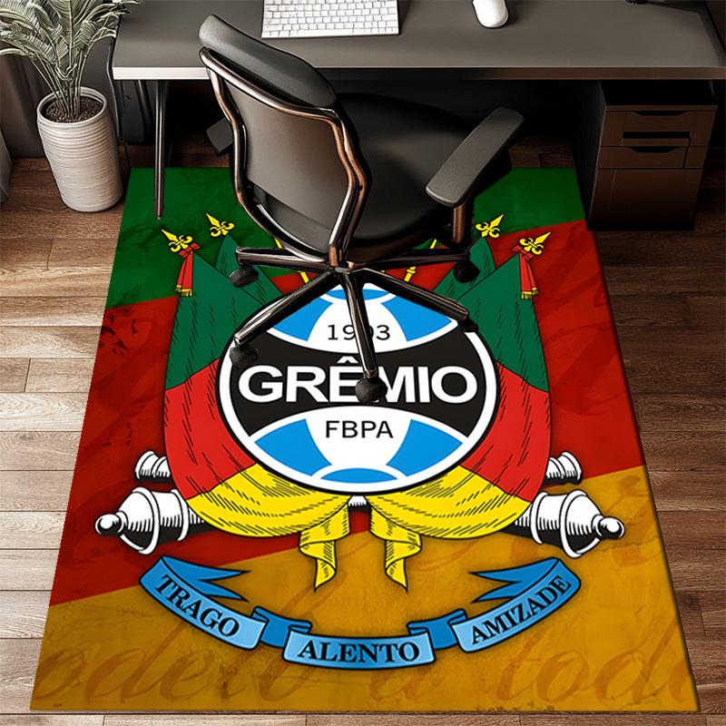 Fc 1903 Emblem Printed Office Carpet Chair Cushion Entryway Rug, Rugs for Living Room, Bedroom Christmas gifts