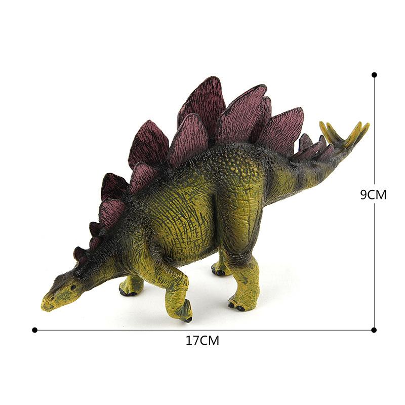 English Details Dinosaur Model Toys Armored Stegosaurus Narrow-Faced Stegosaurus Longthorn Stegosaurus