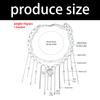 Irregular Natural Stone Heart Pendant Fringe Collarbone Chain Necklace Alloy Lightweight Layering Jewelry For Women