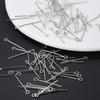 200pcs 9 Shaped Crafting Eye Head Pins For Jewelry Making High Strength Metal Components For Necklace Earrings