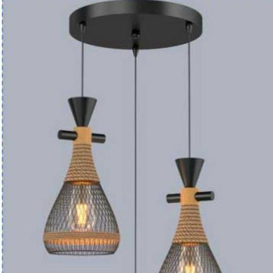 Modern Minimalist LED Chandelier for Restaurant, Villa, Bedroom, or Guest Room