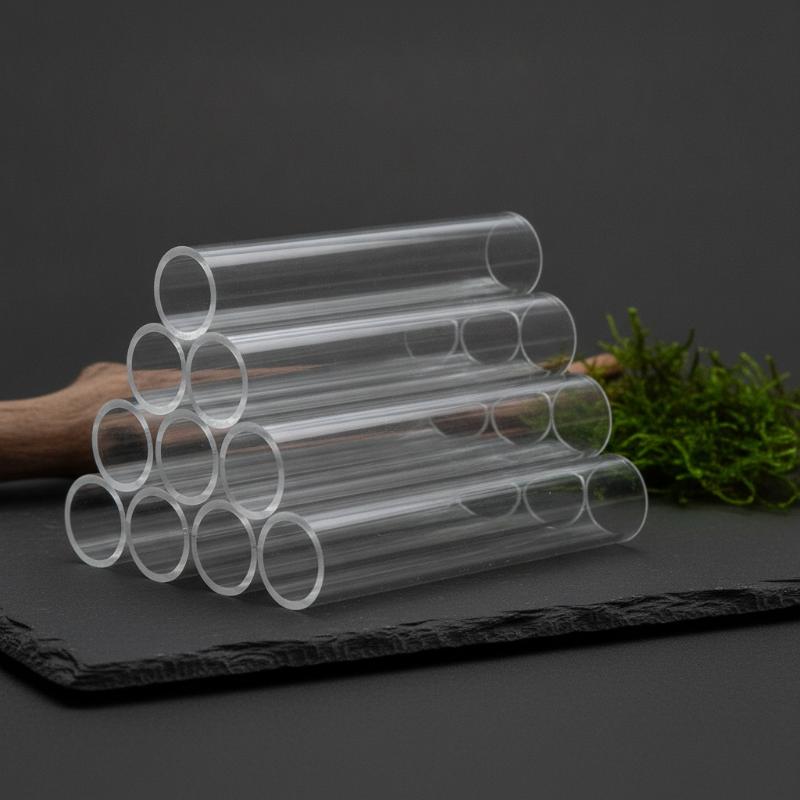 1/15Pcs Clear Acrylic Shrimp Hiding Shelter Tube For Aquarium Fish Tank Betta Breeding