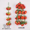 Artificial Vegetable String Hanging Wall Decor - Faux Chili Corn Pepper Fake Fruit Garland Ornament for Home Kitchen Party Decorations