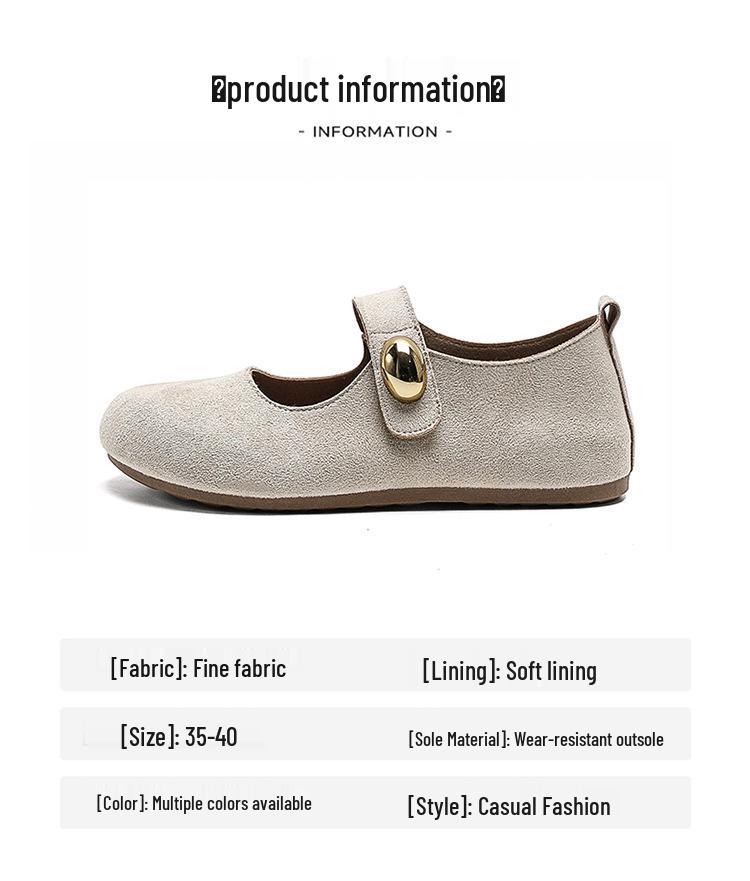 Women's Retro Mary Jane Shoes, Hidden Height, Soft Soles, Round Toe, Closed Heel, Spring/Autumn Style