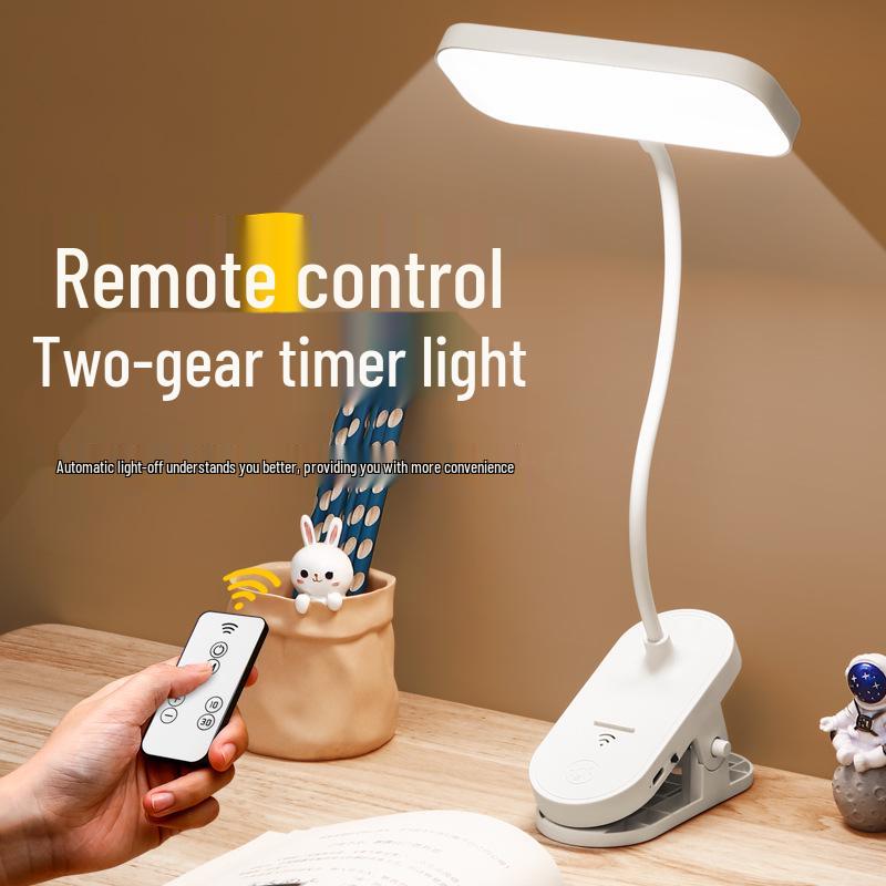 Rechargeable LED Clip-on Desk Lamp: Eye-Protecting, Super Bright Study Lamp