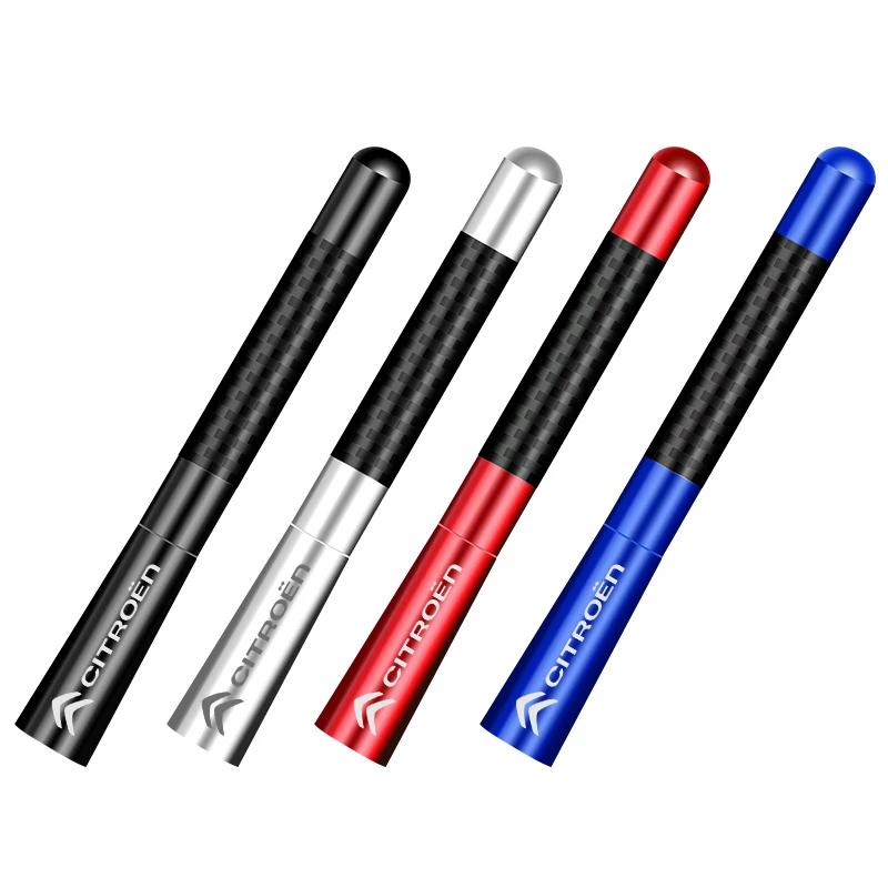Adesivo de Antena de Rádio Curta de Fibra de Carbono Para Citroen C4 C5 C3 C2 C1 C4L C6 Picasso Saxo C-ELYSEE VTS Acessórios de Estilo de Carro