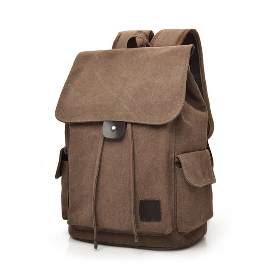 Nuovo zaino da uomo in tela di alta qualità, grande borsa a tracolla per la scuola, zaino per ragazzi, borse da viaggio alla moda, borse semplici alla moda