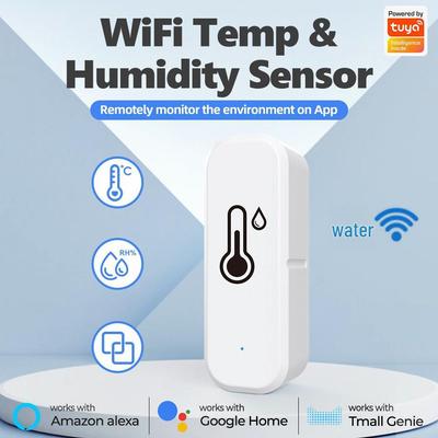Capteur de température et d'humidité intelligent WiFi Tuya - Détecteur sans fil d'intérieur