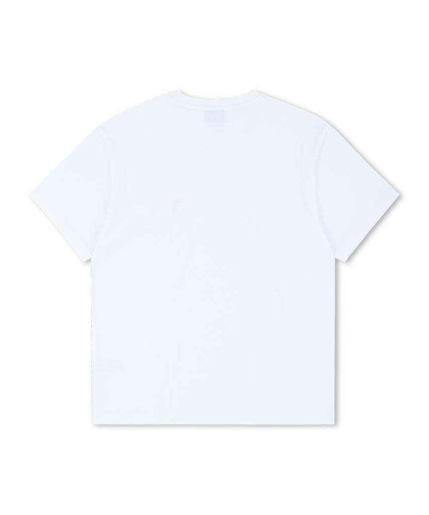 DOLPHIN WAVE APPAREL [Set] Dolphin Chain Embroidery Short Sleeve T-Shirt + Single Pleat Sweat Shorts (Type B)