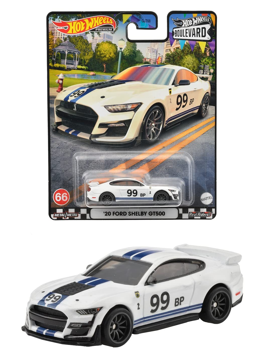 

Hot Wheels Boulevard Ford Shelby GT500 3 и HKF14 - 20 [Возраст от] белый