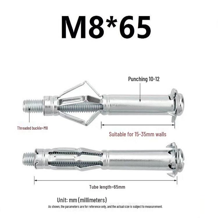 Hollow Wall Gecko Screw Drywall Anchor Expansion Bolt