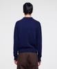 ERA Men Wool Blend Polo Sweater - Navy