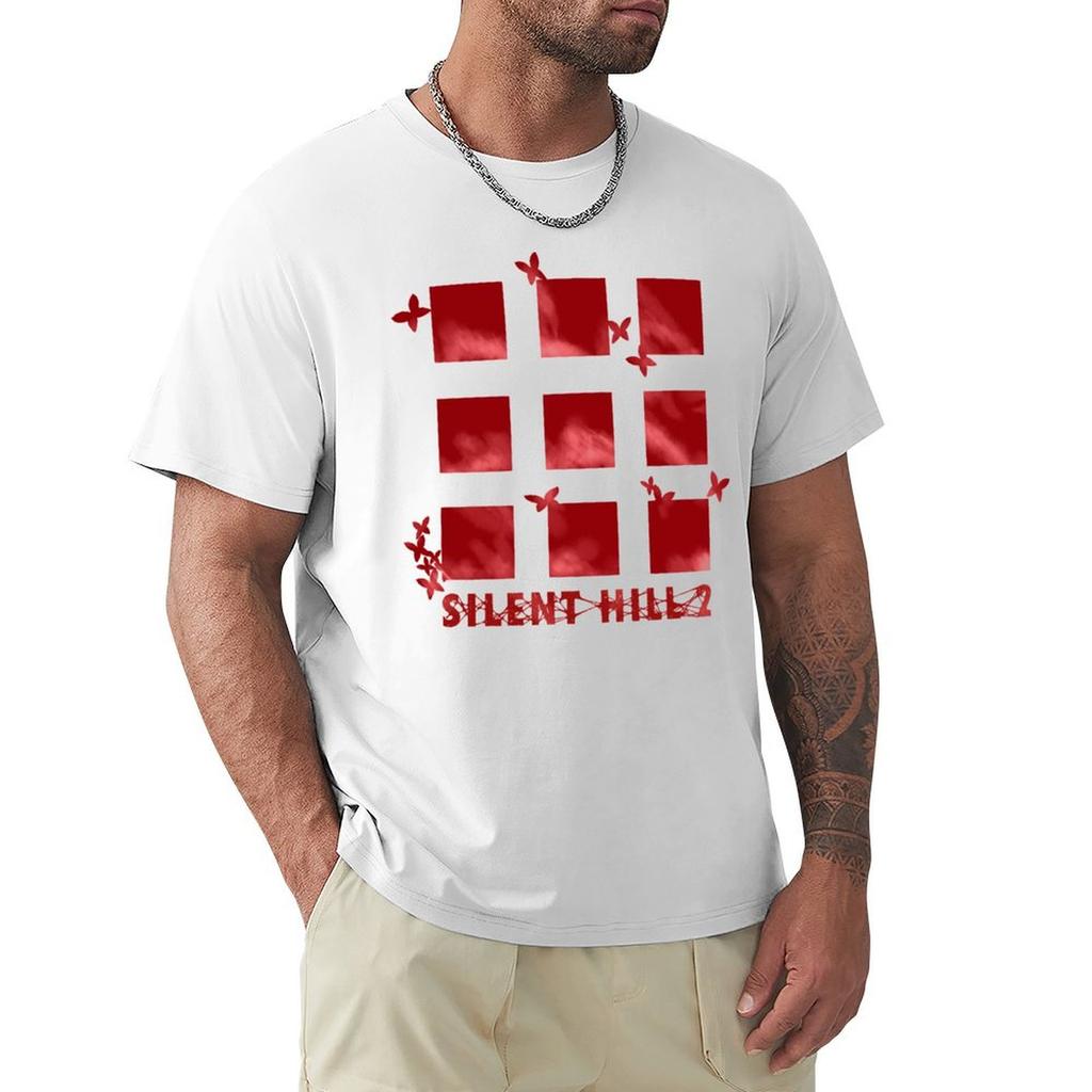Nine Red Letters Tshirt Basic Solid Tee For Daily Use