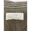 Plage Brown FAbRICA Glen Check Coat Coat 38 BrownUsed