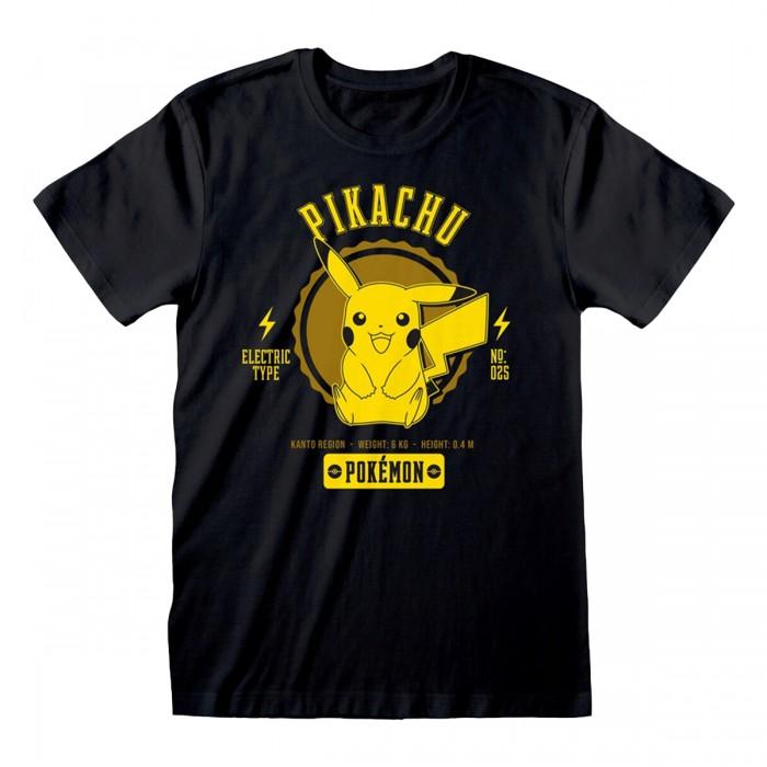 POKEMON Unisex Adult Pikachu Collegiate T-Shirt
