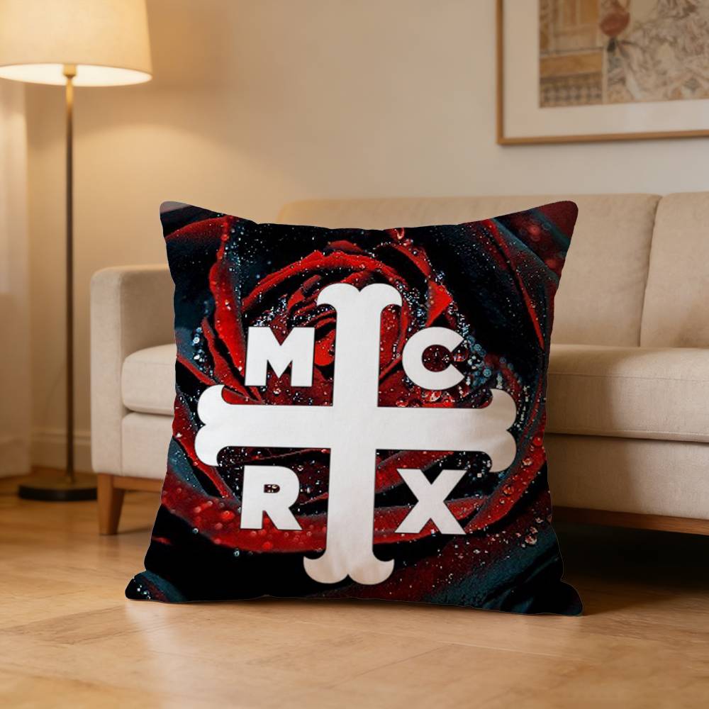 My CChemical RRomance MCR Pillow Case Pattern Printed Pillowcase For Living Room Sofa Cushion Cover