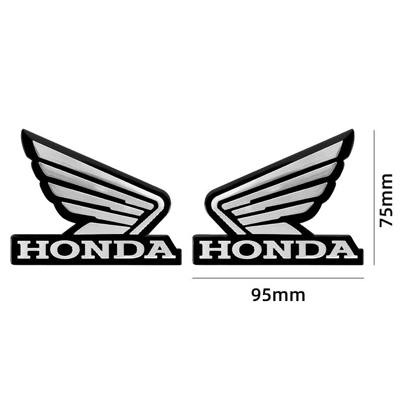 JBH4 1pair Motorcycle Modified Stickers Aluminum Decal Motorcycle Stickers For Honda CBR1000 CBR600RR CBR650R CB1000R CB1100