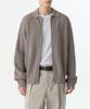 Musinsa Standard Cotton Collared Knit Zip-Up [Taupe]