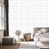 Gray and blue stars wallpaper for living room and bedroom 50x1000