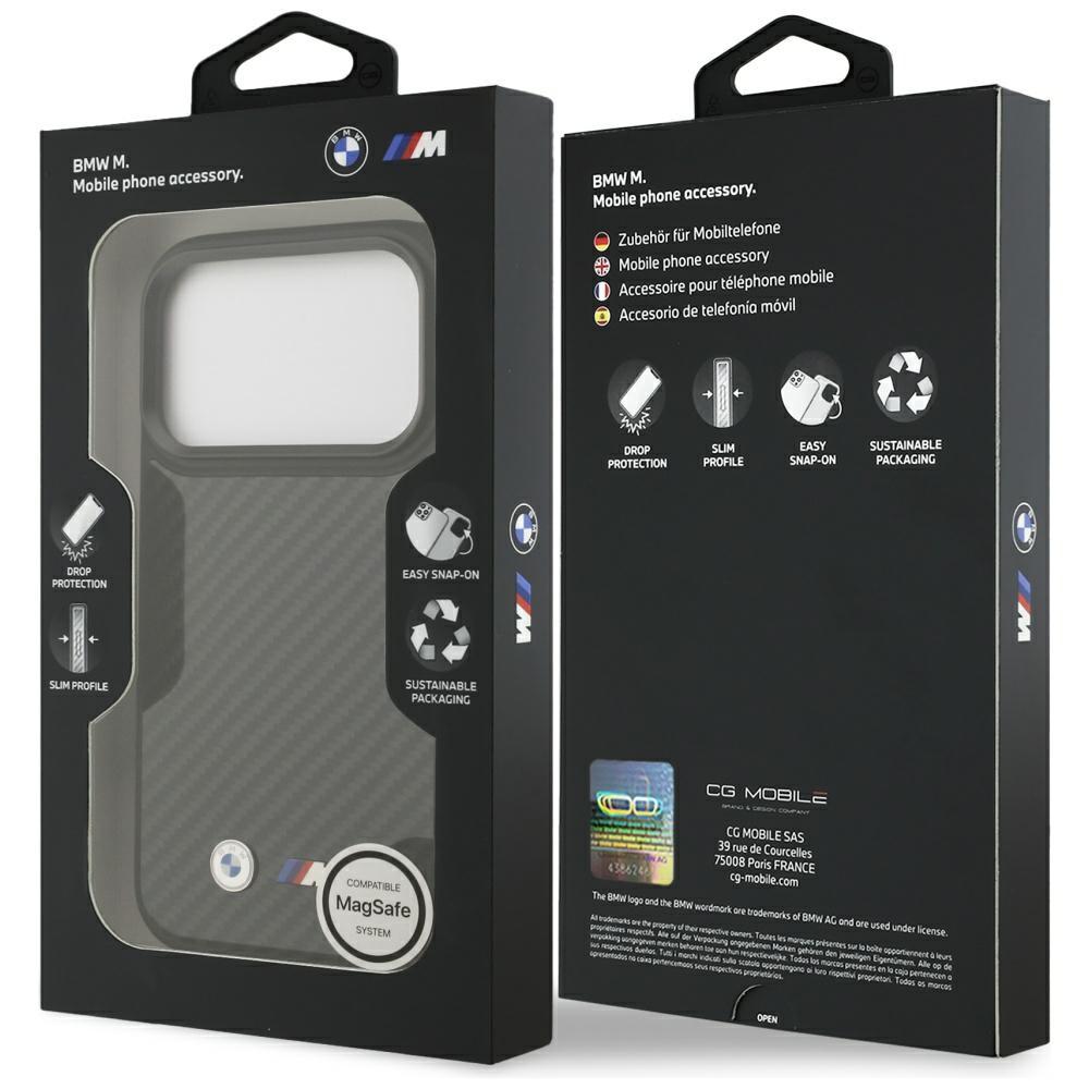 BMW M Kevlar Matt MagSafe Case for iPhone 17 Pro Black