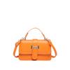 Summer retro fashion handbag women's 2024 new stone pattern small square bag versatile simple shoulder messenger bag
