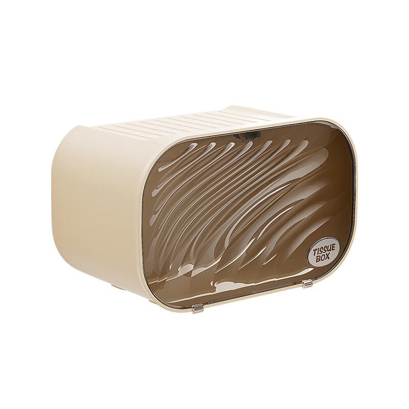 MENGTING Punch-Free Wall-Mounted Bathroom Tissue Box