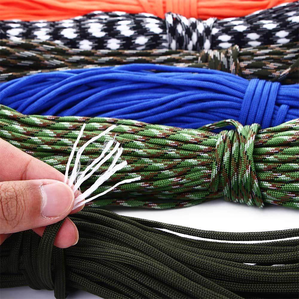 Tent Wind Rope Survival Kit Parachute Line Parachute Cord Paracord Camping Rope Parachute Lanyard
